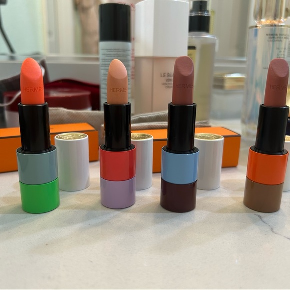 Hermes Makeup Hermes Set Of 4 Lipsticks Limited Edition Poshmark